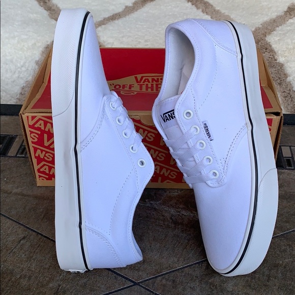 VANS ATWOOD BLACK FOXING WHITE/WHITE MEN’S - Picture 6 of 16